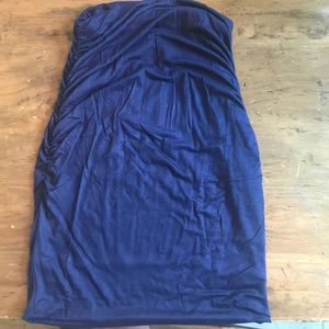 Elastic Jersey Skirt with roushing